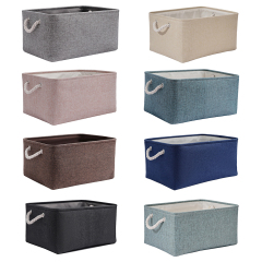 Matorino -Foldable Different Size Storage Bins Fabric Toy Box/Chest/Organizer for Kids Nursery, Non Woven Fabric and Cardboard Kids Storage Bin Fabric Boxes for Storage Toy Storage Organizer