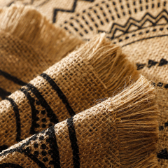 Matorino-Everyday use Round Braided Placemats Circle Jute Table Mats Heat Resistant Woven Placemats for Plates Dining Kitchen Dinner Decor