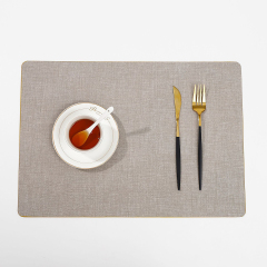 Matorino-Placemats with Coasters Dual Sided Heat Stain Resistant Place Mats Faux Leather Table Mats Non-Slip Waterproof Oil-Proof Washable Wipeable Table Placemats for Dining Patio Table Kitchen