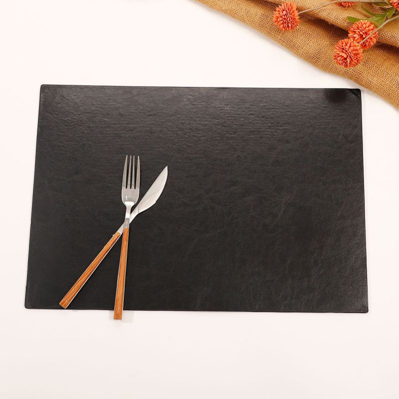 Matorino-Placemats with Coasters Dual Sided Heat Stain Resistant Place Mats Faux Leather Table Mats Non-Slip Waterproof Oil-Proof Washable Wipeable Table Placemats for Dining Patio Table Kitchen