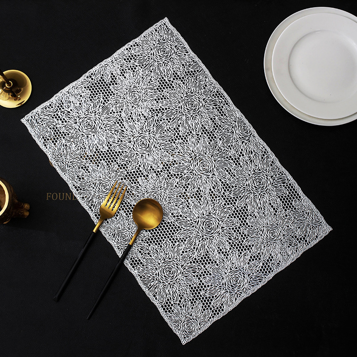 Matorino-Plastic Waterproof Placemats,for Dining Table Wipe Clean Washable Tablemats, Vinyl PVC Table Mats for Kitchen for Dining Table.