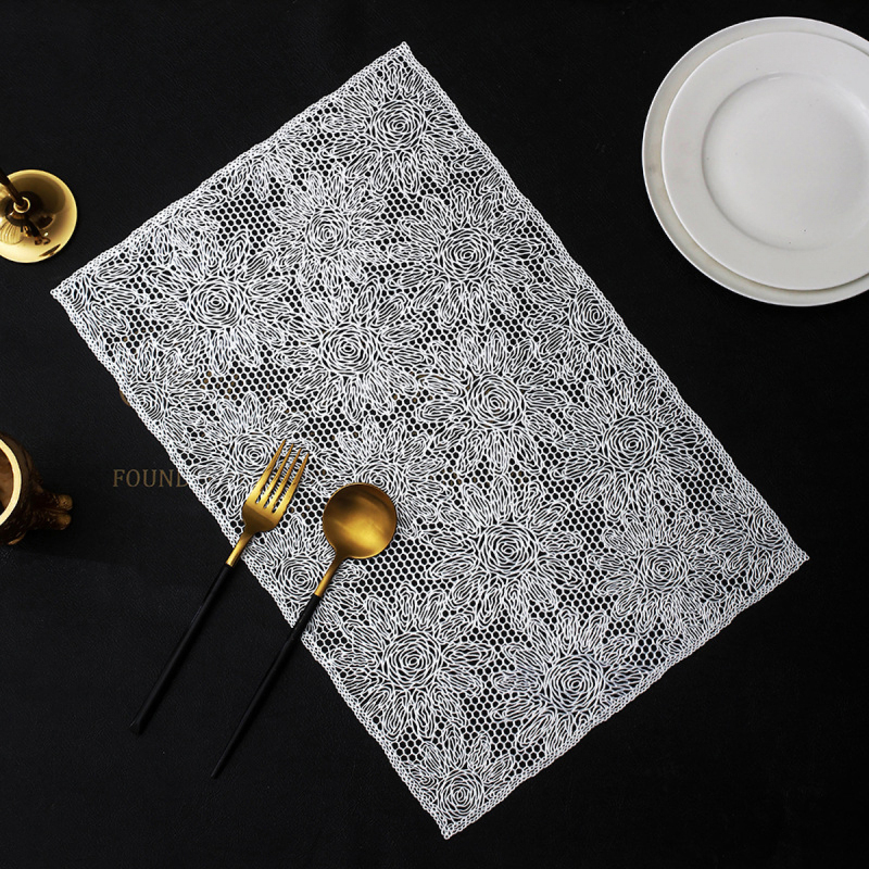 Matorino-Plastic Waterproof Placemats,for Dining Table Wipe Clean Washable Tablemats, Vinyl PVC Table Mats for Kitchen for Dining Table.