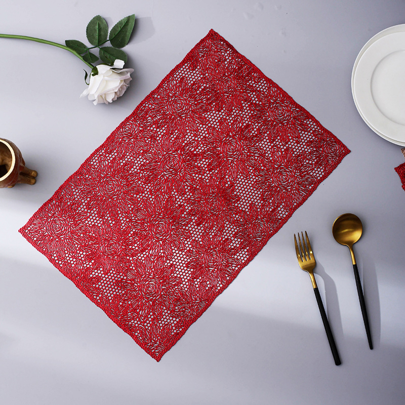 Matorino-Plastic Waterproof Placemats,for Dining Table Wipe Clean Washable Tablemats, Vinyl PVC Table Mats for Kitchen for Dining Table.