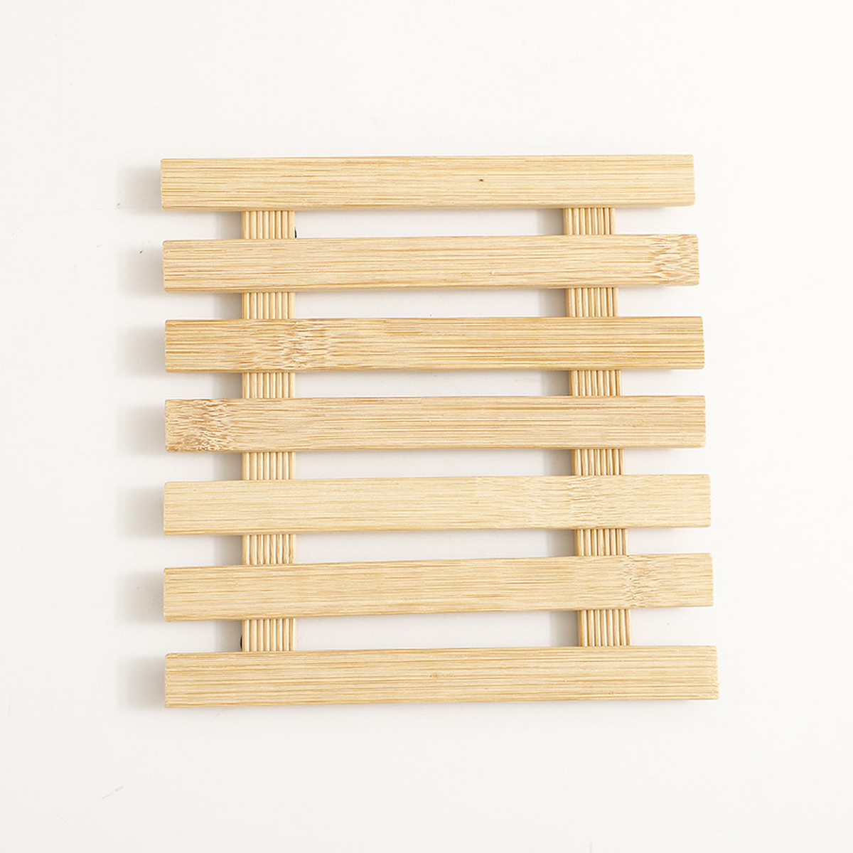 Matorino -Bamboo Coasters for Drinks - Natural Wooden Hot Pads for Hot Dishes/Pot/Bowl/Teapot/Hot Pot Holders, Tabletop Protection for Any Table Type.