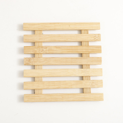 Matorino -Bamboo Coasters for Drinks - Natural Wooden Hot Pads for Hot Dishes/Pot/Bowl/Teapot/Hot Pot Holders, Tabletop Protection for Any Table Type.