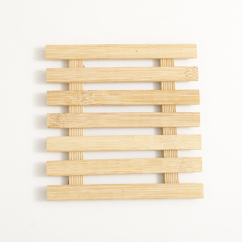 Matorino -Bamboo Coasters for Drinks - Natural Wooden Hot Pads for Hot Dishes/Pot/Bowl/Teapot/Hot Pot Holders, Tabletop Protection for Any Table Type.