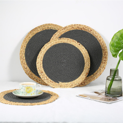 Matorino -Round Braided Placemats Set, Round Table Mats for Dining Tables 15 inch Washable.