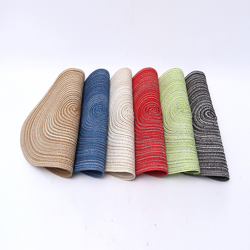 Matorino -Round Woven Placemats set for Dining Table Plates, 13 Inch Round Braided Placemat Heat Resistant Washable Christmas Table Mats.