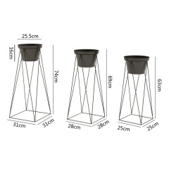 Matorino -Metal Plant Shelf, Plant Stand for Indoor Plants Multiple, Large Plant Rack Display Shelves, Corner Plant Holder for Living Room, Patio.