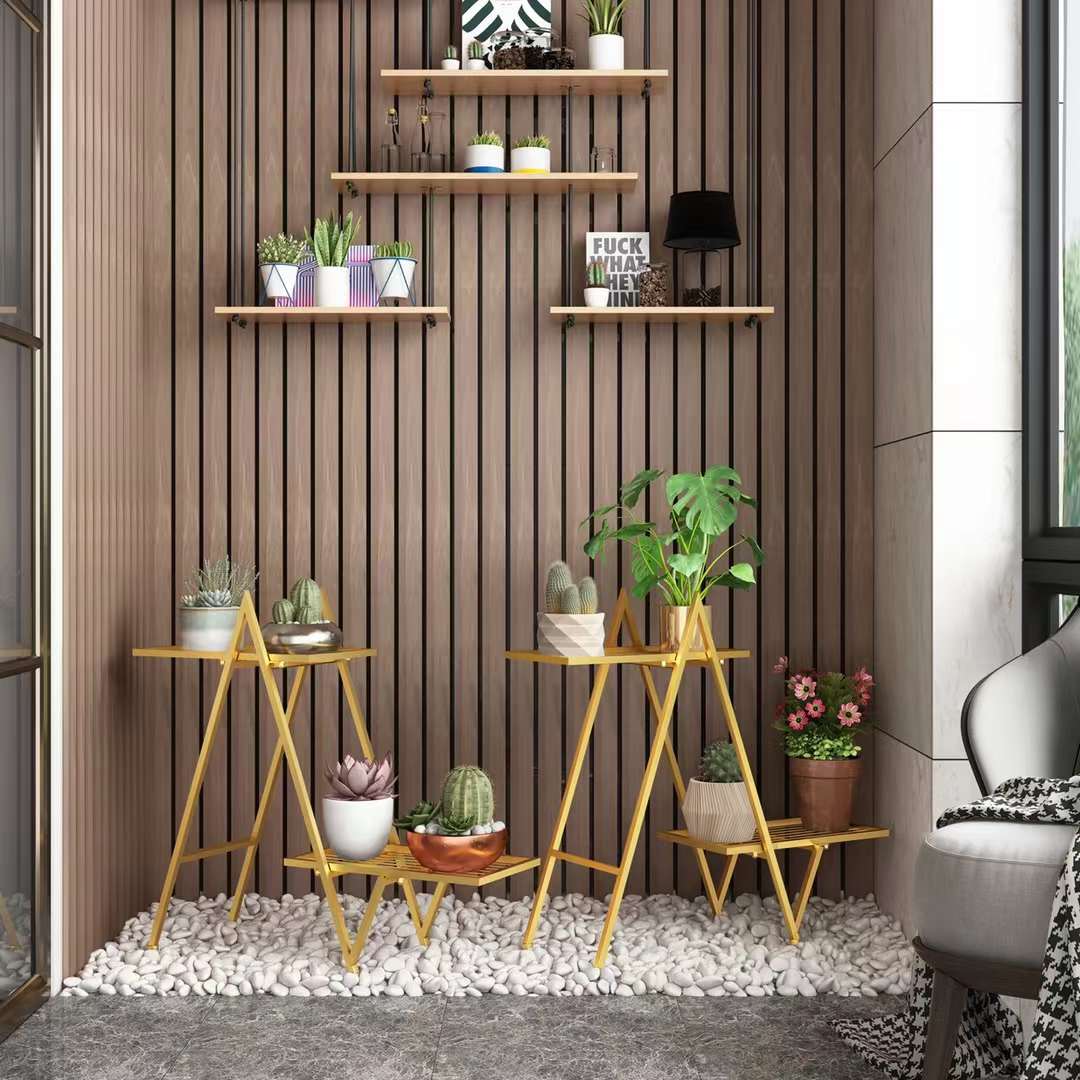 Matorino -2 Tier Plant Stand, Tall Metal Shelf Holder for Indoor, Outdoor Display Rack Flower Pot Stand for Corner Living Room Balcony Garden Patio.