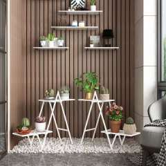 Matorino -2 Tier Plant Stand, Tall Metal Shelf Holder for Indoor, Outdoor Display Rack Flower Pot Stand for Corner Living Room Balcony Garden Patio.