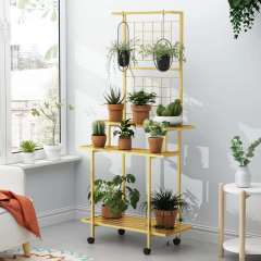 Matorino - Plant Stand Indoor, Plant Shelf Outdoor, Metal Plant Rack for Multiple Plants, 2Tiers or 3 Tiers Ladder Plant Holder for Living Room Patio Boho, Home Decor for Gardening.
