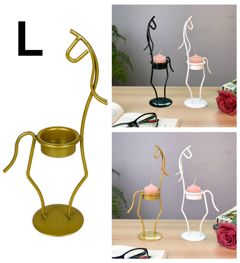 Matorino -Candle Holders for Tables, Candlestick Holders, Metal Candle Stand, Wire Candle Holders Decorative Fits Led Candle and Oil Candle for Home Decor, Wedding, Living Room, Dinning, Party.
