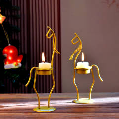 Matorino -Candle Holders for Tables, Candlestick Holders, Metal Candle Stand, Wire Candle Holders Decorative Fits Led Candle and Oil Candle for Home Decor, Wedding, Living Room, Dinning, Party.