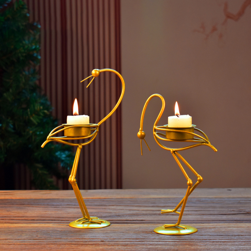 Matorino -Candle Holders for Tables, Tealight Candle Holders with Cups, Wedding Reception Decor for Table Centerpiece, Metal Iron Wire Tea Light Candlestick Holder for Pillar Candles and LED Candle.