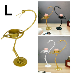 Matorino -Candle Holders for Tables, Tealight Candle Holders with Cups, Wedding Reception Decor for Table Centerpiece, Metal Iron Wire Tea Light Candlestick Holder for Pillar Candles and LED Candle.