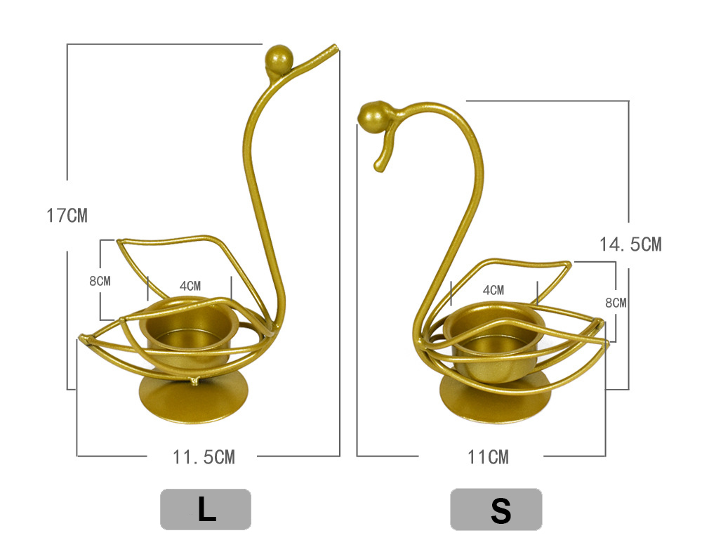 Matorino -Metal Wire Candle Holder Set of 2, Metal Wire Iron Tealight Candle Holders for Tables Decor Living Room Bathroom Decorations.
