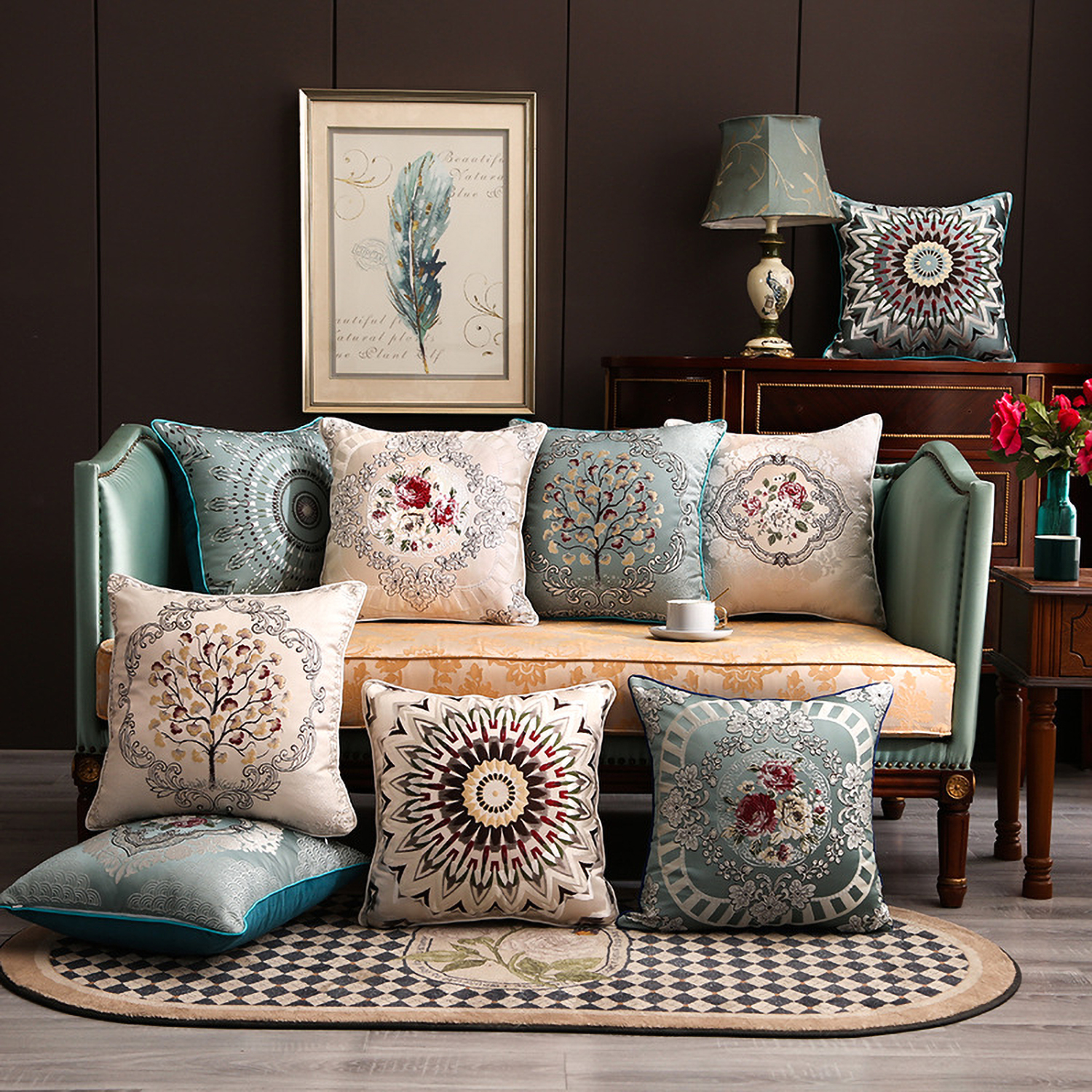 MatoRino Minimalist Throw Pillow – Modern Design to Elevate Your Sofa or Bed Decor, Ultra-Plush Design for Maximum Comfort and Elegance, Vibrant Patterns for a Cozy and Stylish Home Atmosphere,Add a Touch of Luxury to Your Living Room or Bedroom Decor.