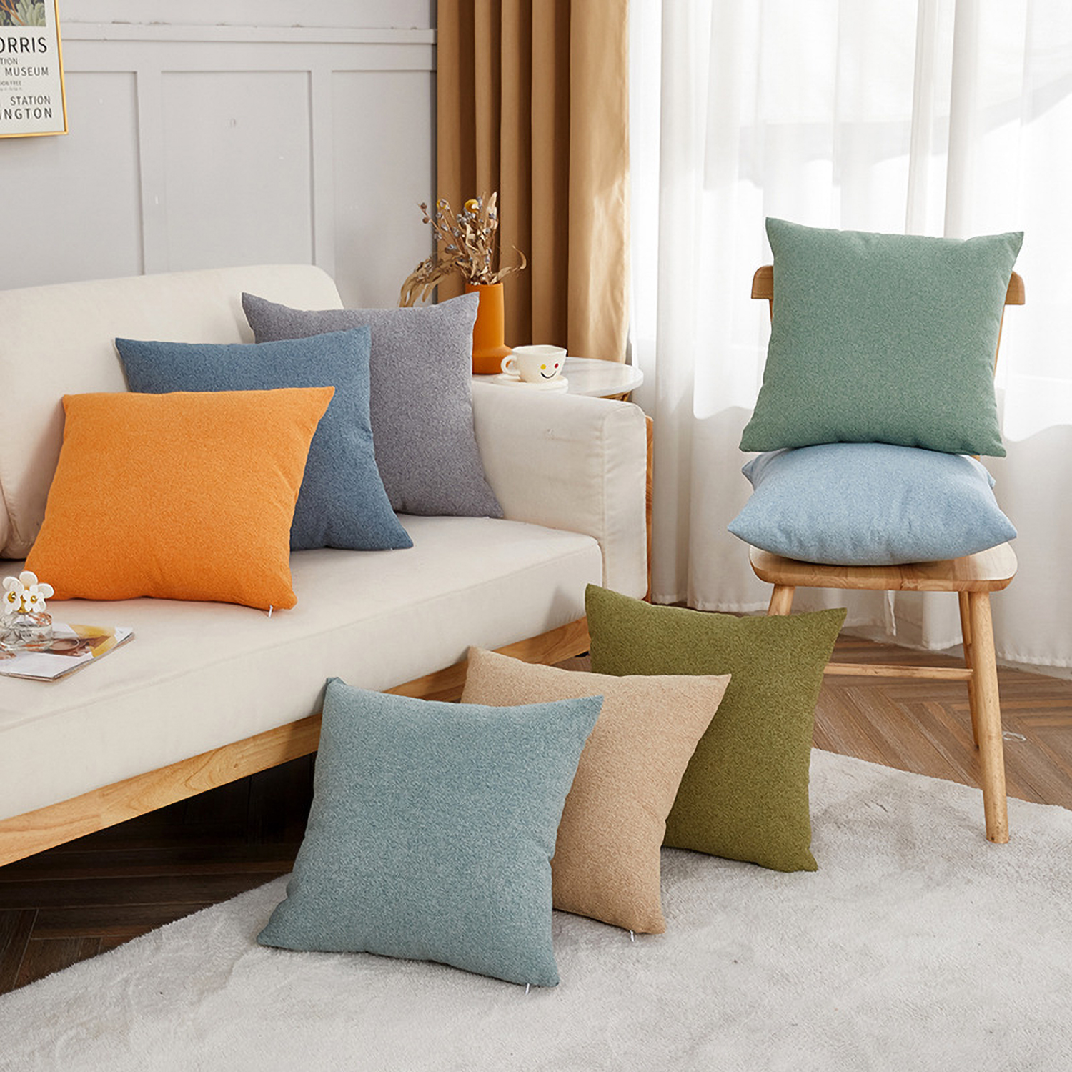MatoRino Minimalist Throw Pillow – Modern Design to Elevate Your Sofa or Bed Decor, Ultra-Plush Design for Maximum Comfort and Elegance, Vibrant Patterns for a Cozy and Stylish Home Atmosphere,Add a Touch of Luxury to Your Living Room or Bedroom Decor.