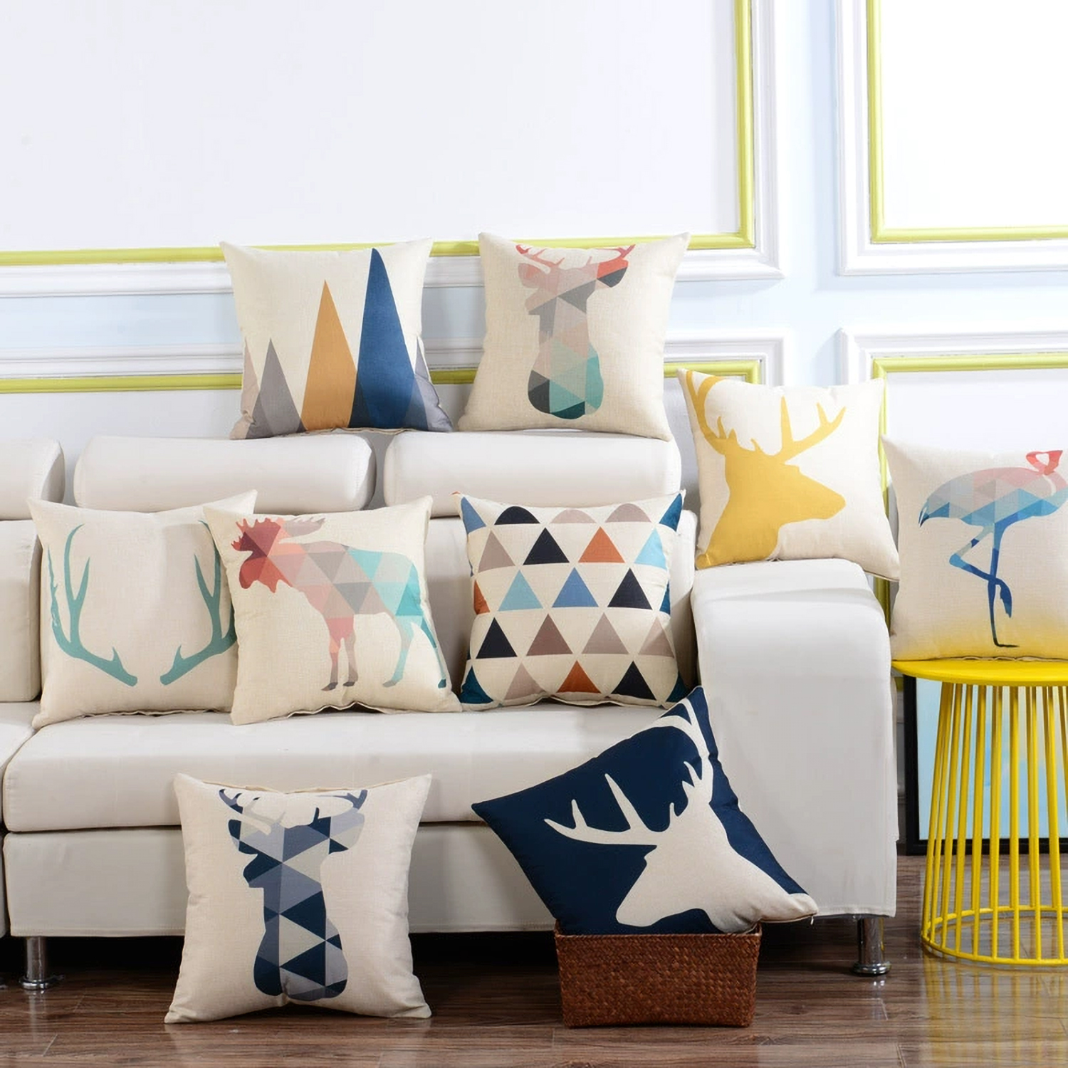MatoRino Minimalist Throw Pillow – Modern Design to Elevate Your Sofa or Bed Decor, Ultra-Plush Design for Maximum Comfort and Elegance, Vibrant Patterns for a Cozy and Stylish Home Atmosphere,Add a Touch of Luxury to Your Living Room or Bedroom Decor.