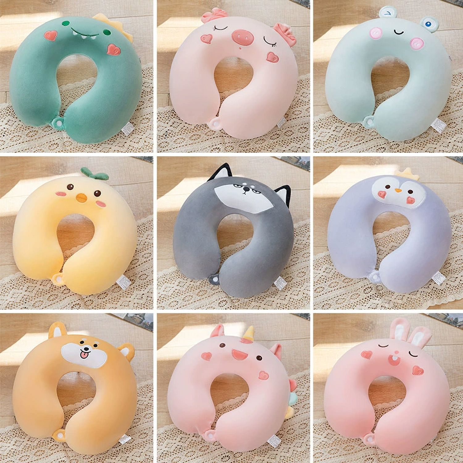 MatoRino -Memory Foam U-shaped Neck Pillow – Ultimate Comfort for Long Flights and Road Trips Say goodbye to neck strain! Our memory foam U-shaped pillow cradles your neck with soft yet firm support, perfect for planes, cars, or office naps.