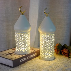 Matorino-Arabic Design Islamic Ramadan Metal Lantern Eid Diwali Decoration Candle Lanterns
