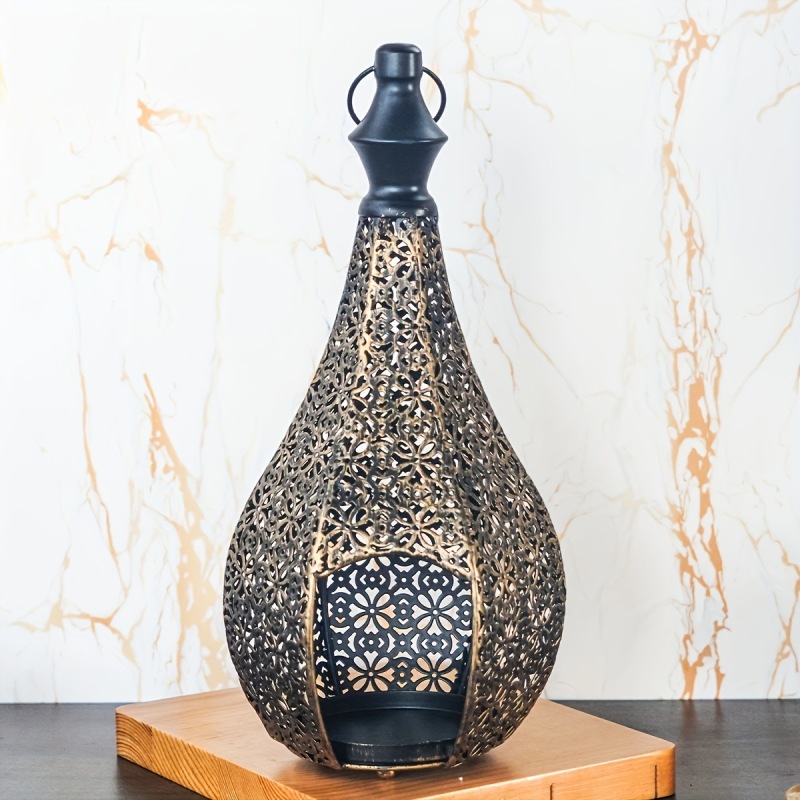 MatoRino-Ramadan Decorative Moroccan Lanterns Antique Style Famous Metal Lantern