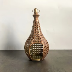 MatoRino-Ramadan Decorative Moroccan Lanterns Antique Style Famous Metal Lantern