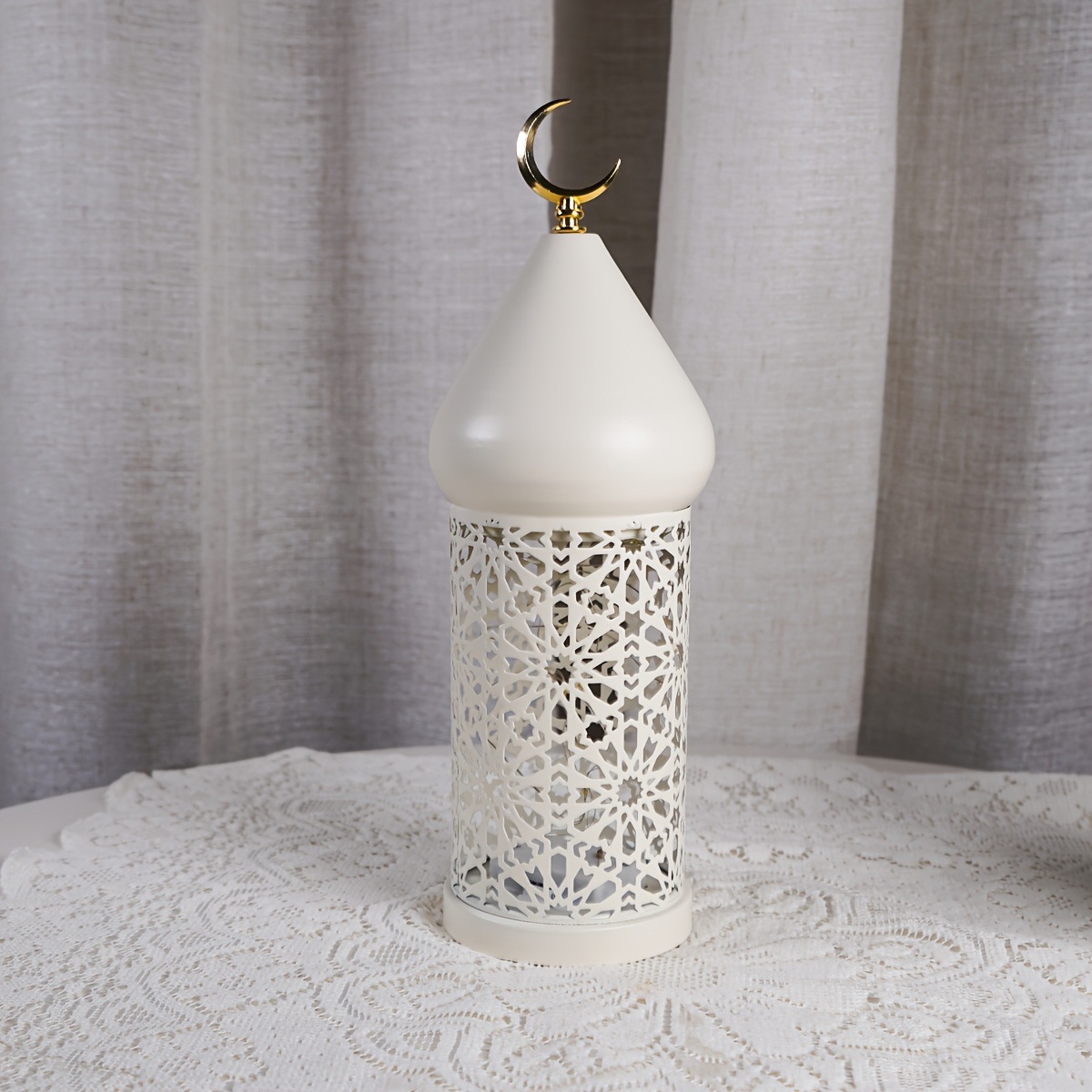 Matorino-Arabic Design Islamic Ramadan Metal Lantern Eid Diwali Decoration Candle Lanterns