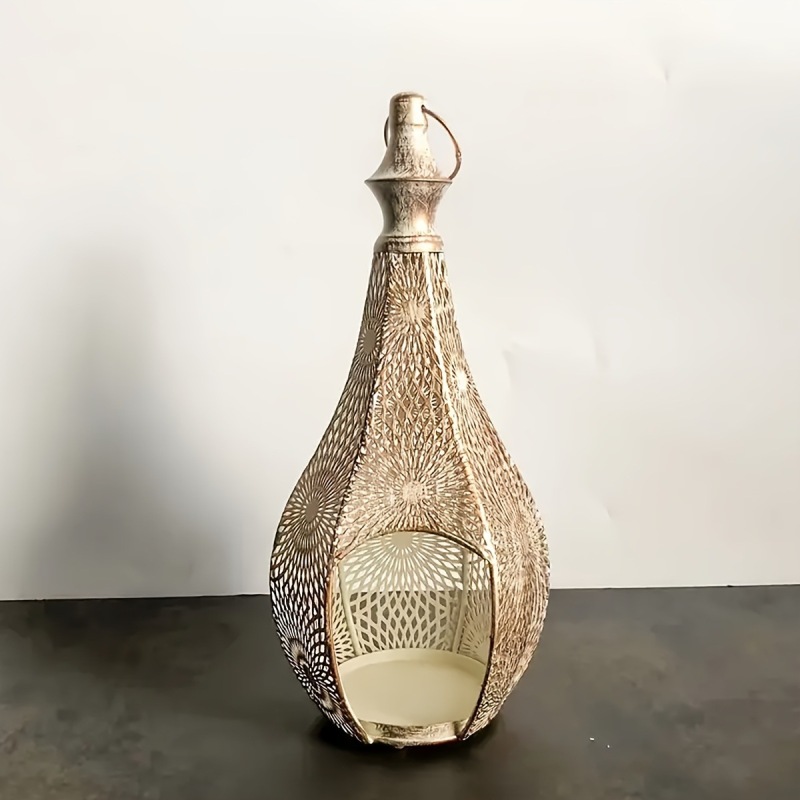 MatoRino-Ramadan Decorative Moroccan Lanterns Antique Style Famous Metal Lantern