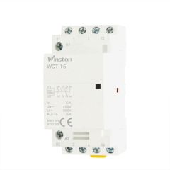 China WCT 16A 1P 2P 4P 1NO 1NO1NC 2NO 2NO2NC 4NO Air Conditioner Parts 24v Magnetic Contactor