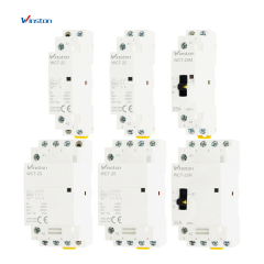 Factory Price WCT 16A Single Phase 1 2 3 4 Poles Magnetic Modular AC Household Contactor