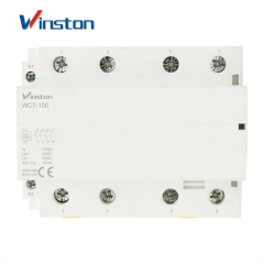 Magnetic Household 100A Electrical 3 Phase WCT Small AC Contactor