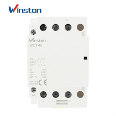 From China Electricity Household 40A 3NO 1NC 4 Pole Modular AC Contactor