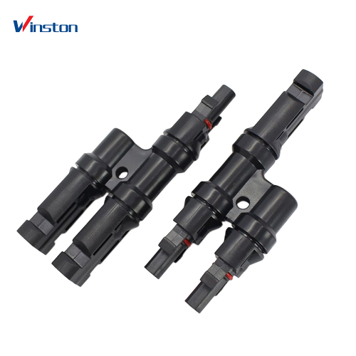 Winston Parallel Connection T Type Solar Panel Cable Branch Connector