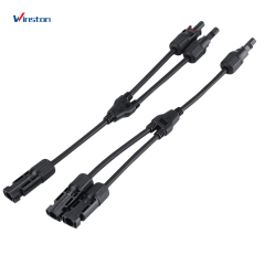 Winston 2 to 1 DC female and male waterproof pv solar branch connector