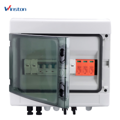 Winston IP65 2 IN 2 OUT 2 Strings 15A 500V DC Solar PV Array Combiner Box