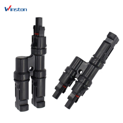 Winston Parallel Connection T Type Solar Panel Cable Branch Connector