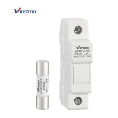 WSTPV-32 1000V 32A DC Fuse With Holder For Solar Panel Photovoltaic For PV Distribution Box