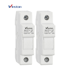 WSTPV-32 1000V 32A DC Fuse With Holder For Solar Panel Photovoltaic For PV Distribution Box