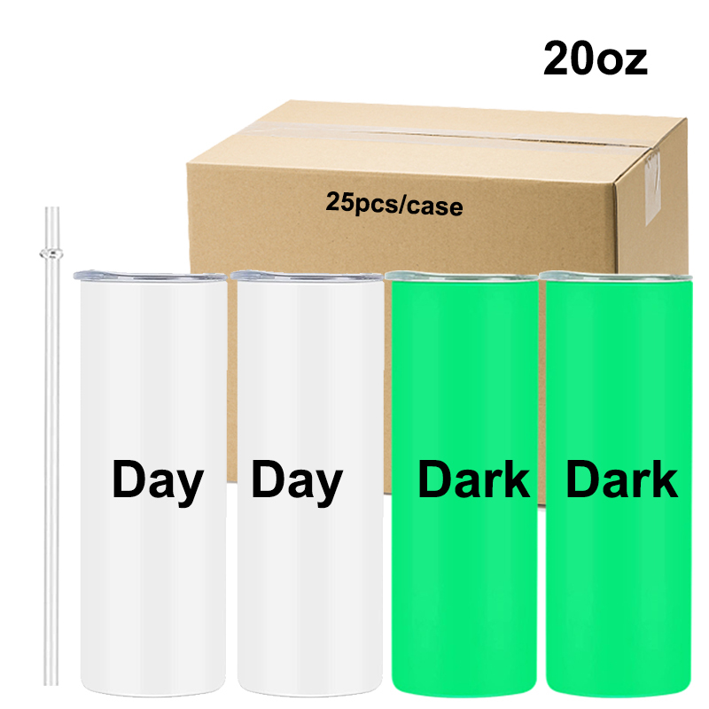 RafeeSub 20oz Glow in the dark Sublimation Tumbler