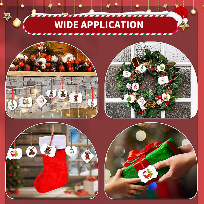 MDF Christmas Ornaments | Sublimation Blanks | - RafeeSub