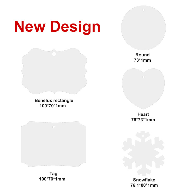 Aluminum Christmas Ornaments | Sublimation Blanks | - RafeeSub