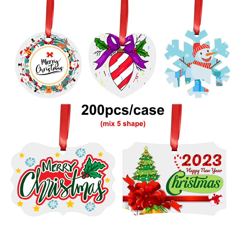 Aluminum Christmas Ornaments | Sublimation Blanks | - RafeeSub