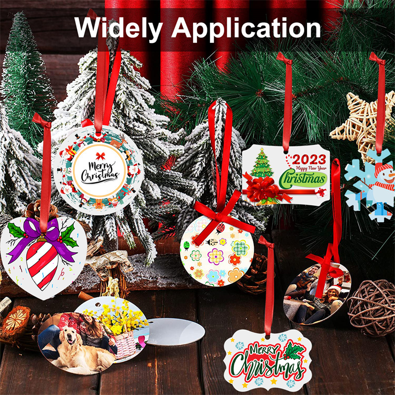 Aluminum Christmas Ornaments | Sublimation Blanks | - RafeeSub