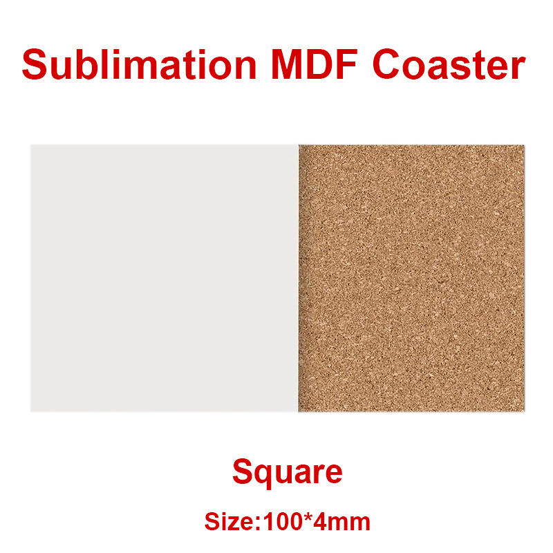 MDF Drinks Coaster | Sublimation Blanks | - RafeeSub