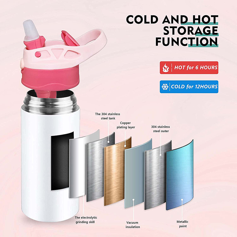 RafeeSub 12oz Sublimation Kids Bottle Mix 5 Color