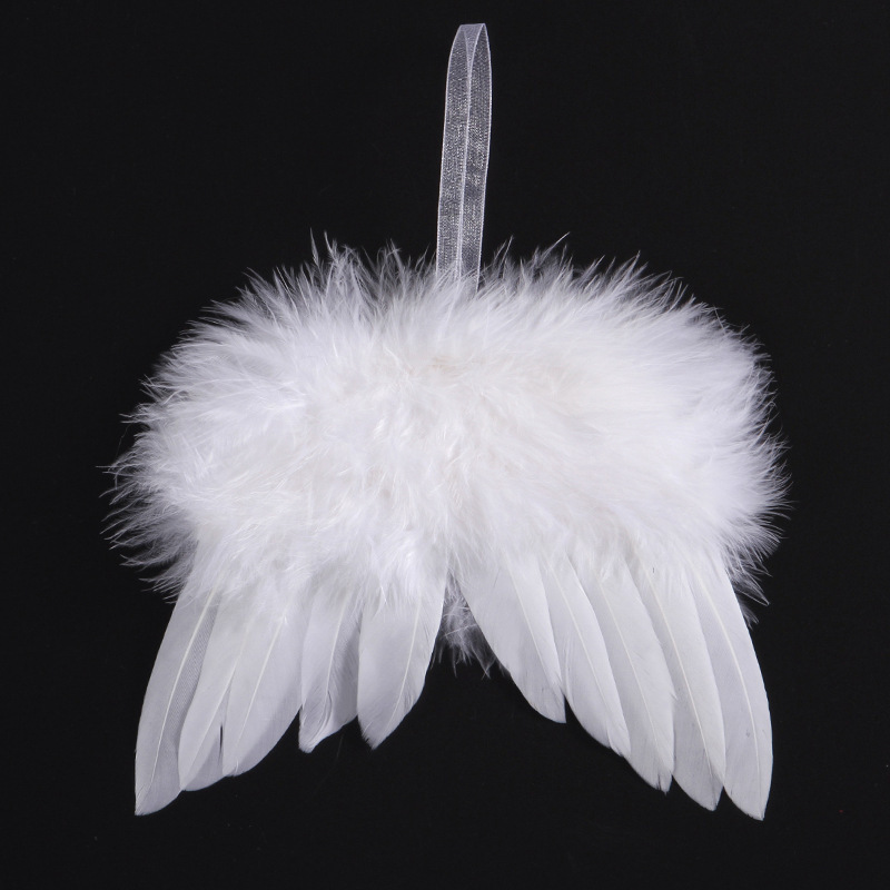 MDF Christmas Decoration Sublimation Angel Wing Ornament | - RafeeSub