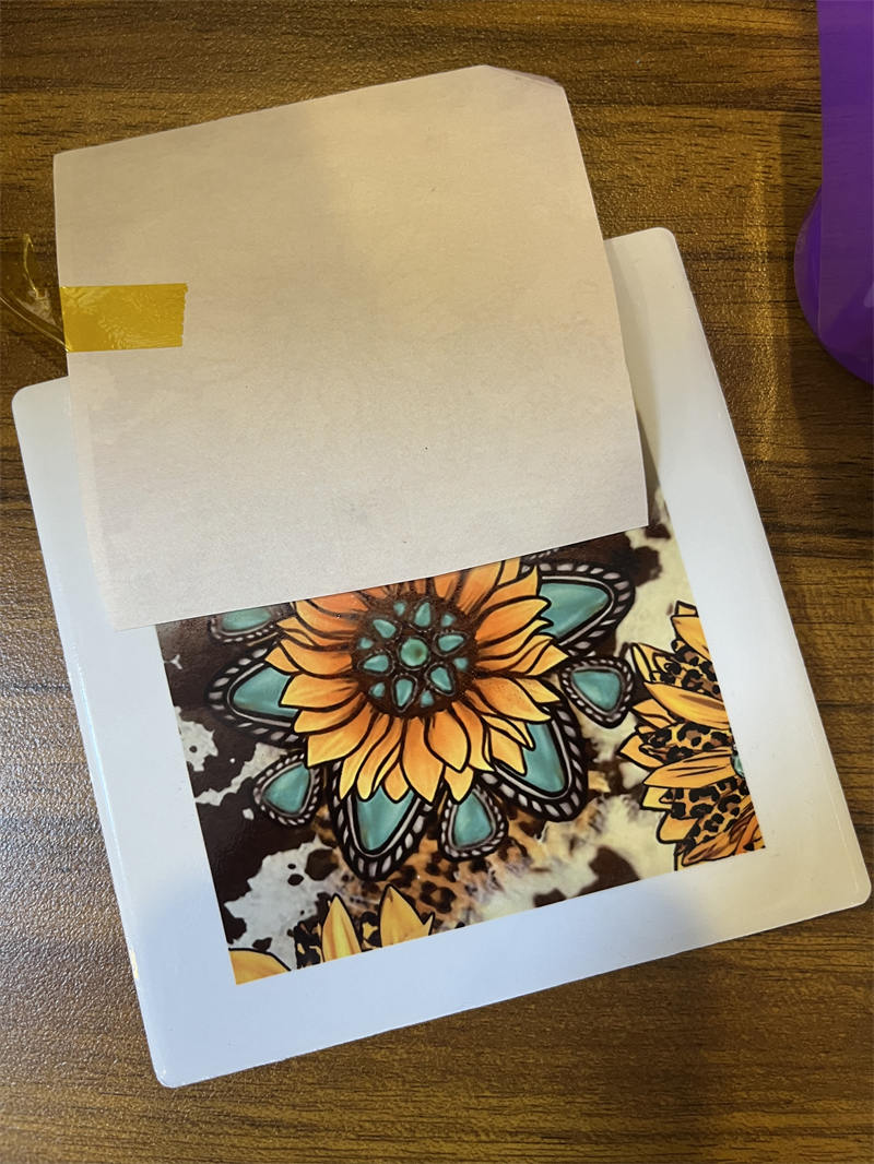 How to printing sublimation ceramic coaster?