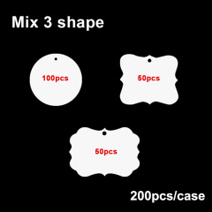 200pcs/case(mix 3 shape)